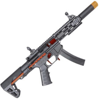 King Arms PDW 9mm SBR red airsoft assault rifle